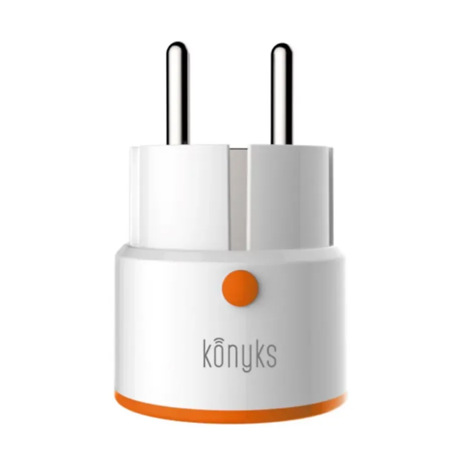 Prise connectée Wifi/Bluetooth avec compteur de consommation 16A (type E/F)-Konyks New