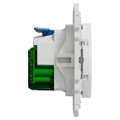 Prise de courant avec terre affleurante + usb C 10.5W Odace blanc^Schneider Electric Online