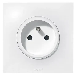 Prise de courant avec terre Neptune 0 913 30 couleur blanc 16 A 250 V-Legrand