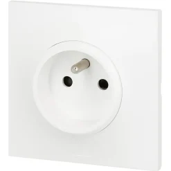 Prise de courant avec terre Neptune 0 913 30 couleur blanc 16 A 250 V-Legrand