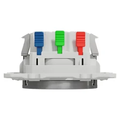 Prise de courant avec terre affleurante 16A Odace aluminium-Schneider Electric Sale