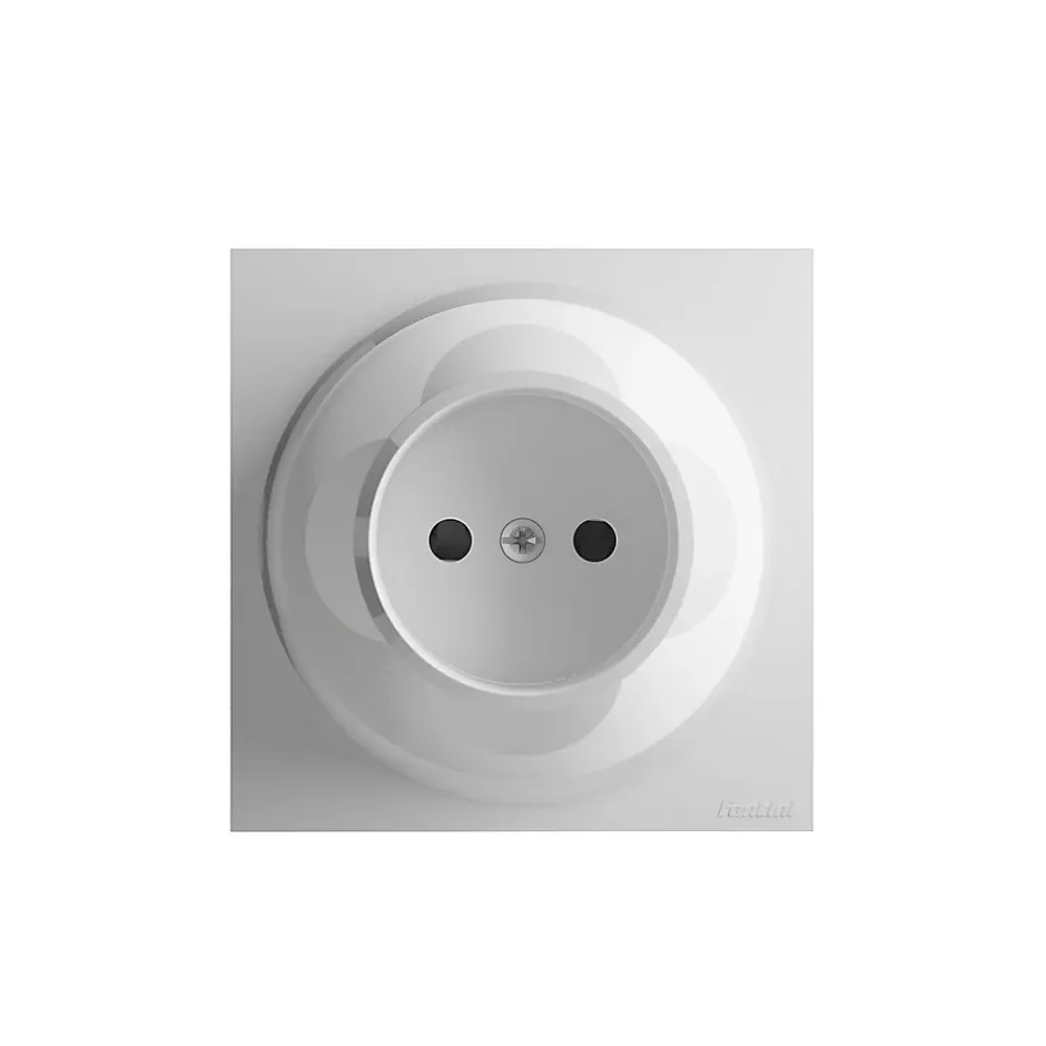 Prise de courant Neo Evo couleur blanc montage en saillie^Fontini Discount