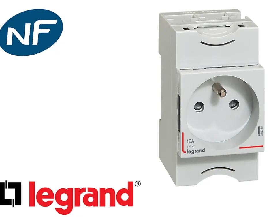 Prise de courant modulaire 2P+T 16A^Legrand