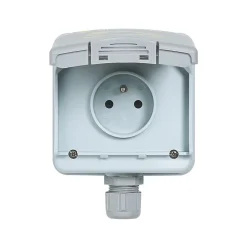 Prise de courant étanche + disjoncteur Green'up pour véhicule électrique-Legrand Best