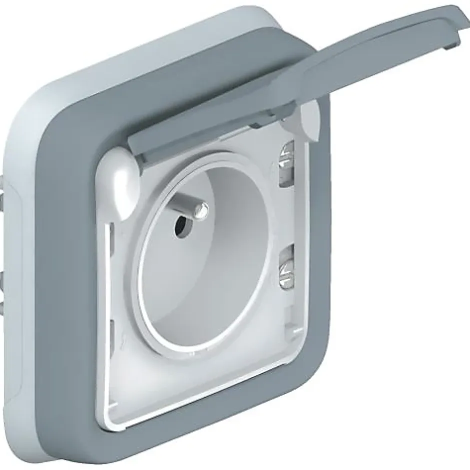 Prise de courant étanche 2P+T PLEXO 16A encastré - - 069831-Legrand New