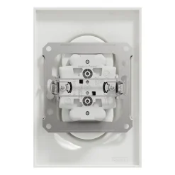 Prise double avec terre complète Odace blanc^Schneider Electric Sale