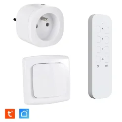 Prise intérieure 3680W connectée Wifi + Interrupteur + Télécommande^Kyf Clearance