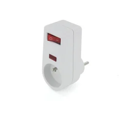 Prise parafoudre 1x16A 3500W 250V - Blanc - On/Off -^Chacon Online
