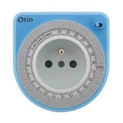 Prise programmable journalière Bleu-Otio