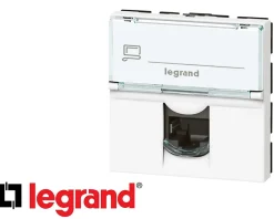 Prise RJ45 cat.6A STP 2 modules Mosaic composable-Legrand