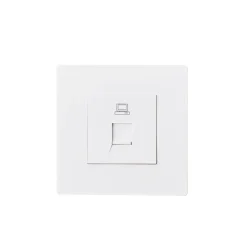 Prise RJ45 encastrable blanc complet- Hot