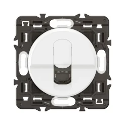 Prise RJ45 Céliane téléphone et informatique FTP catégorie 6 blanc-Legrand Discount