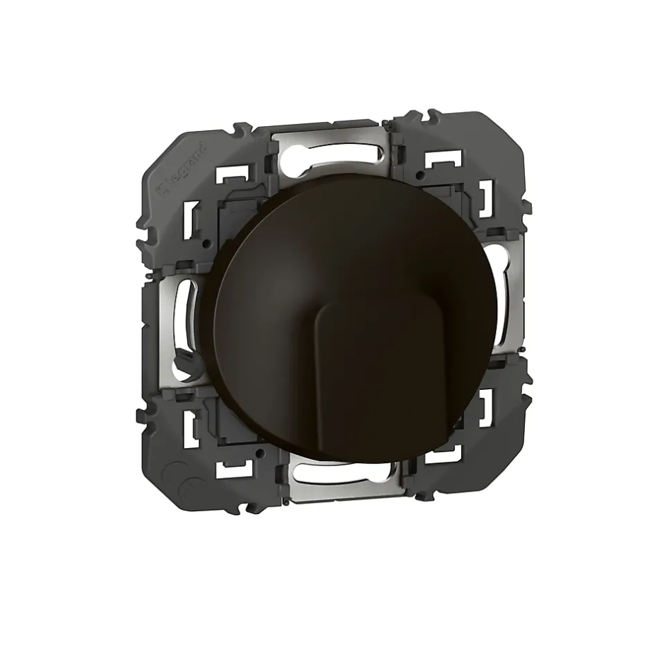 Prise sortie de câble Dooxie noir carrée^Legrand