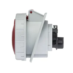 Prise Triphasé 32a 3p+t - 4 Broches - Encastrable Sur Coffret - étanche Ip67 --Ide New