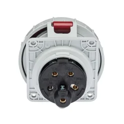 Prise Tétrapolaire 32a 3p+n+t - 5 Broches - Encastrable Sur Coffret - étanche Ip67 -^Ide