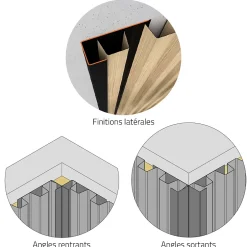 Profil acier pour bardage et parement U XL45 noir mat L.2,3 m-Le Profileur Français Best