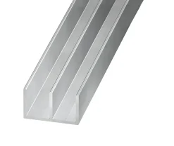 Profilé double U aluminium brut 10 x 16 x 10 mm, 2 m^ Outlet