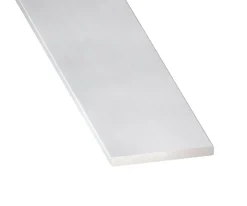 Profilé plat aluminium anodisé 60 x 3 mm, L. 2 m-CQFD