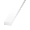 Profilé rectangulaire PVC Blanc^CQFD Discount