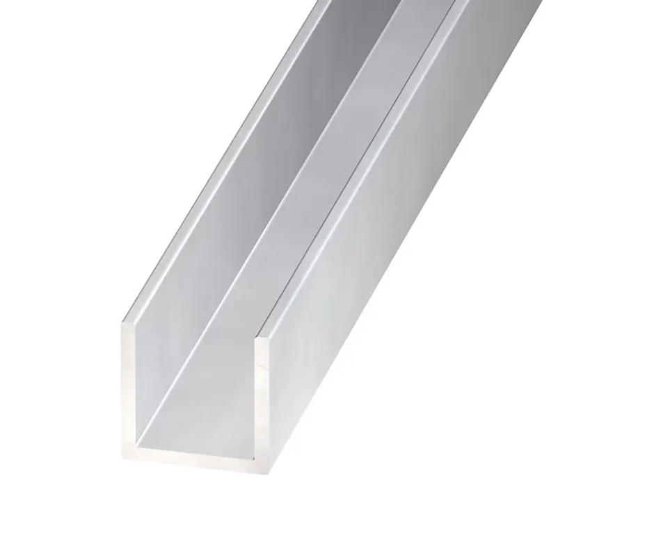 Profilé U aluminium anodisé incolore 20 x 20 x 20 mm, 2 m^ Sale