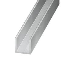 Profilé U aluminium brut 15 x 10 x 15 x 1,5 mm, 2 m^CQFD Sale