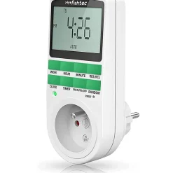 Programmateur digital 16A 3680W - 10 programmes - Mode aléatoire - Écran LCD - Mémoire intégrée^Fishtec Best