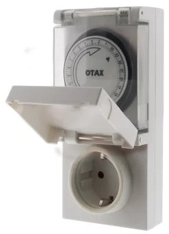 Programmateur extérieur Schuko IP44 48 programmes -^Zenitech Online