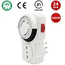 Programmateur journalier mécanique, programmes 15 minutes - 10/16A-Velamp Sale