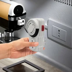 Programmateur journalier mécanique, programmes 15 minutes - 10/16A-Velamp Sale