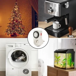 Programmateur journalier 24 heures à segments^Velamp Outlet