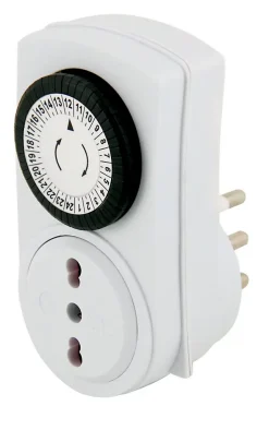 Programmateur quotidien 24 heures, avec fiche / prise 10 / 16A^Velamp Best