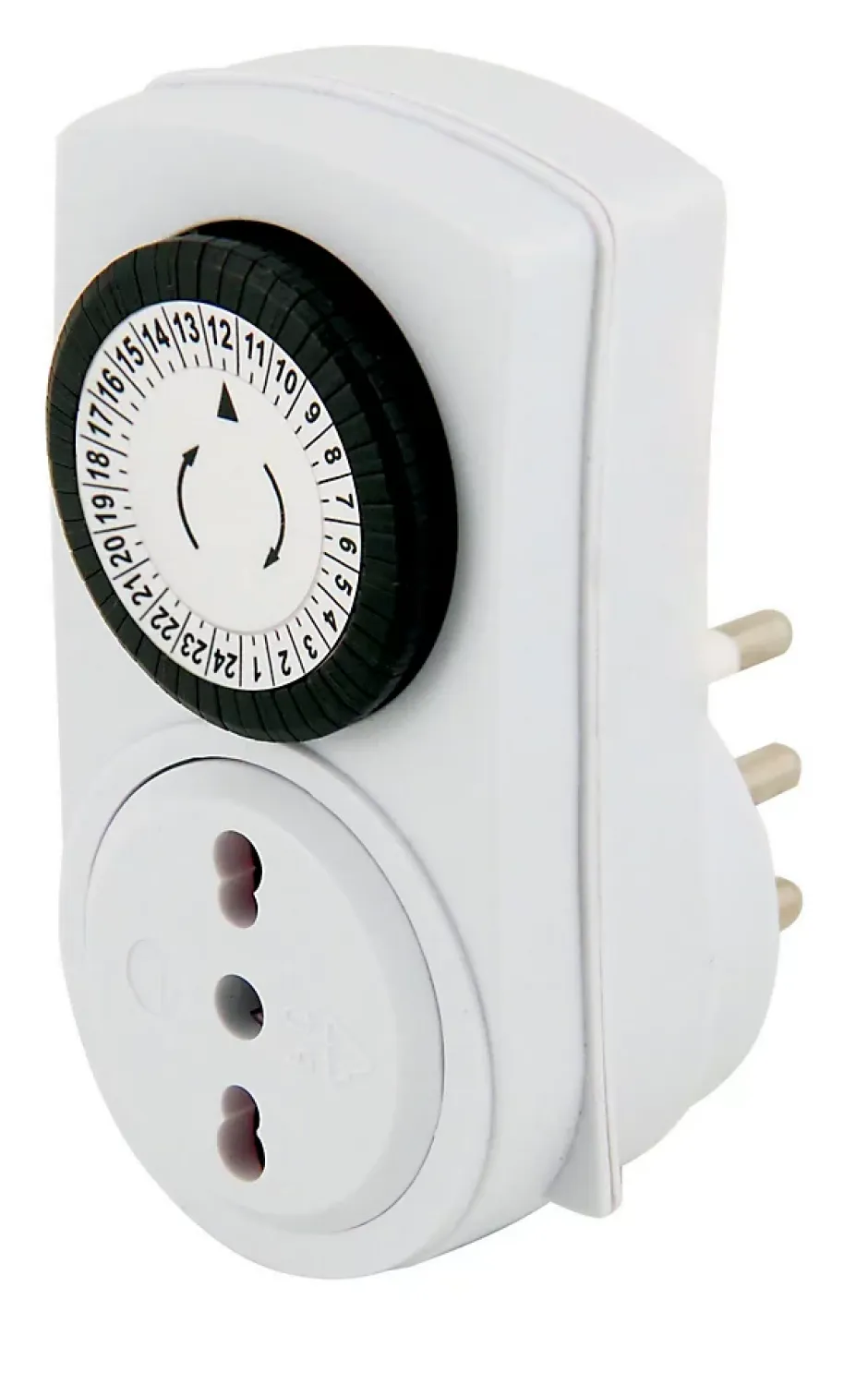 Programmateur quotidien 24 heures, avec fiche / prise 10 / 16A^Velamp Best