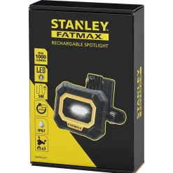 Projecteur 1000 Lumens rechargeable FatMax FMHT81507-1^Stanley Clearance