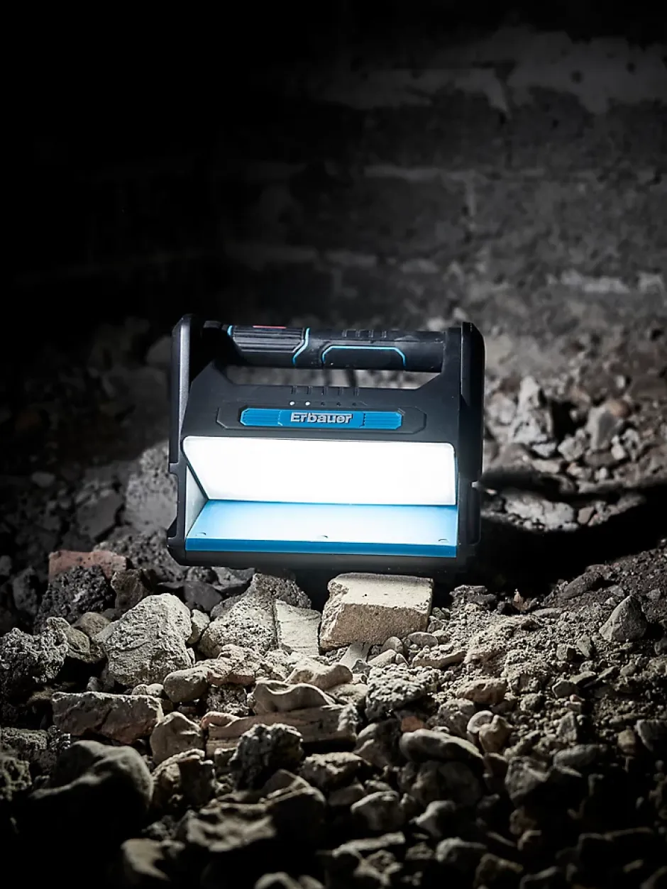 Projecteur de chantier sur batterie 1000 lumens^Erbauer Clearance