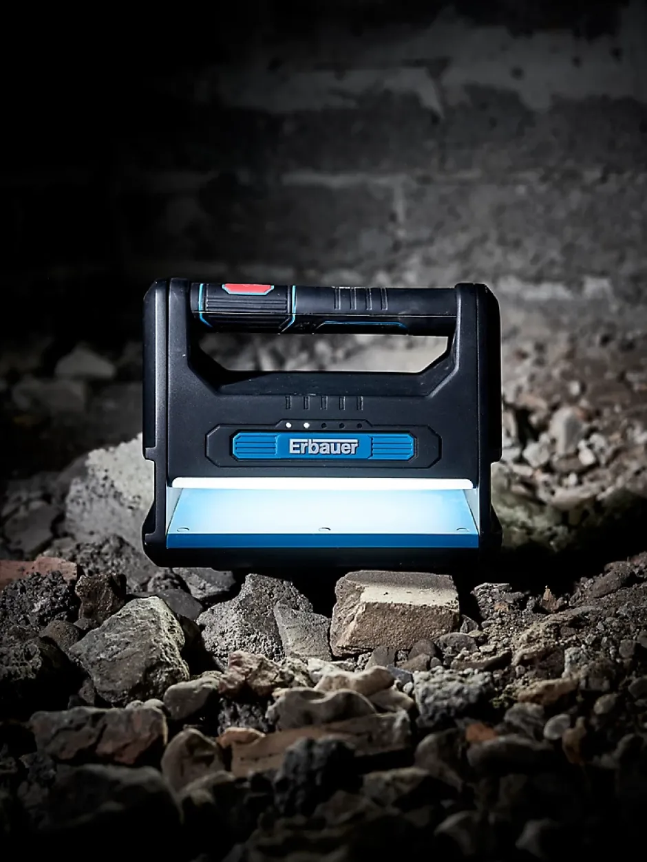 Projecteur de chantier sur batterie 1000 lumens^Erbauer Clearance