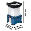 Projecteur de chantier hybride GLA 18VH-7500 7 500 lm 18V sans batterie ni chargeur 06014A5000^Bosch Outlet