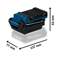 Projecteur de chantier sans fil GLI 18V 800 lm (sans batterie)-Bosch Hot