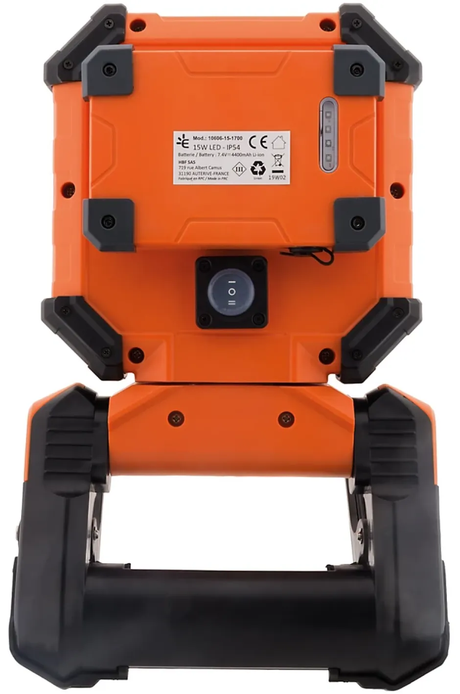 Projecteur de chantier sur batterie 15W 1700lm IP54^Zenitech Outlet