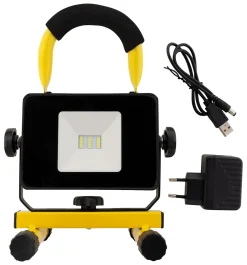 Projecteur LED rechargeable de chantier 10W --Zenitech Sale
