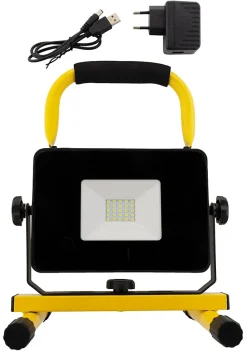 Projecteur LED rechargeable de chantier 20W -^Zenitech Discount