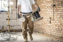 Projecteur LED sur trépied 1x 20W Jaune pour chantier - IP65 CE-Zenitech Online