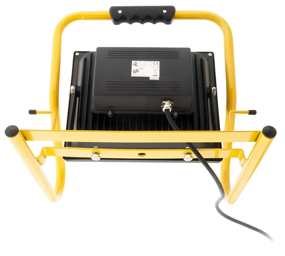 Projecteur LED 50W Chantier IP65 - Jaune --Zenitech Online