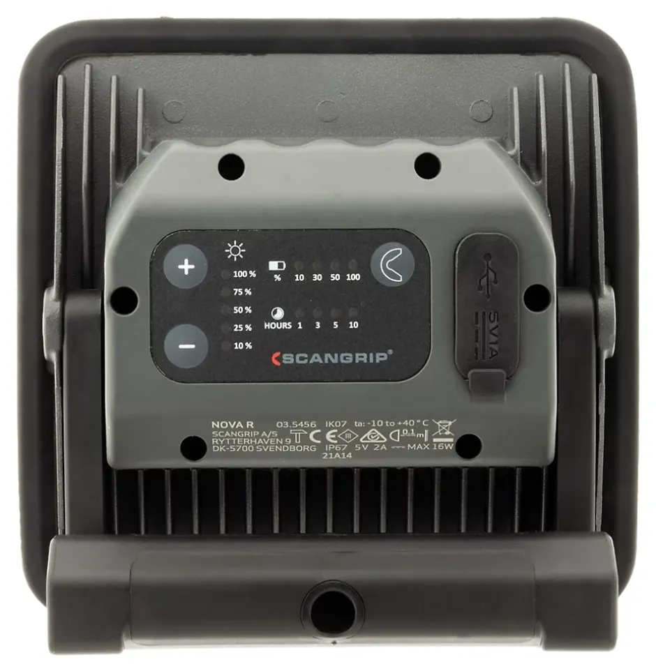 Projecteur NOVA R rechargeable ultra compact - jusqu'à 2000 lumens - technologie LED COB. 20H d'autonomie - Certifié IP67^SCANGRIP Sale