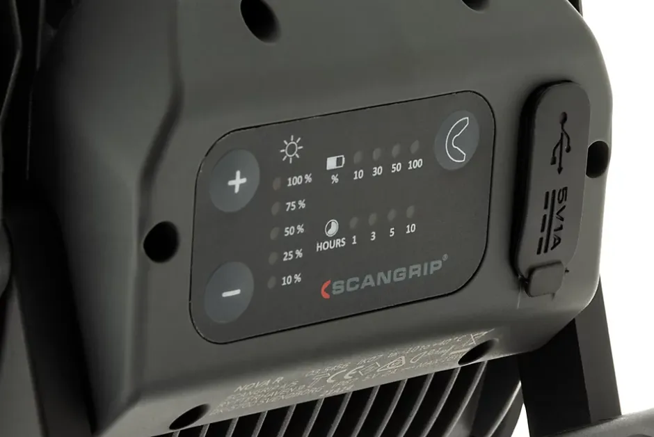 Projecteur NOVA R rechargeable ultra compact - jusqu'à 2000 lumens - technologie LED COB. 20H d'autonomie - Certifié IP67^SCANGRIP Sale