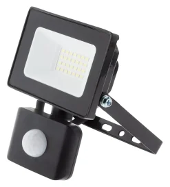 PROJECTEUR SENSOR 20W 2000LM IP65 NOIR-Zenitech Discount