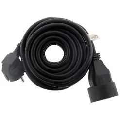 Prolongateur 16A HO5VV-F 3G1,5mm² - noir 3m -^Zenitech Clearance