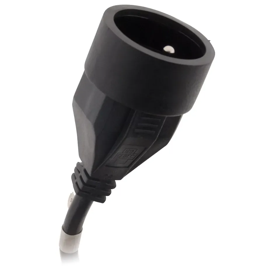 Prolongateur 16A 2P+T noir 5m-Zenitech Best