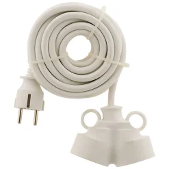 Prolongateur Bi tête 3G1,5mm² - Blanc 3m - 1 prise mâle + 2 prises Femelle - Blanc -^Zenitech Sale