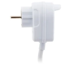 Prolongateur HO5VV-F 3m avec prise gigogne - Blanc --Zenitech New