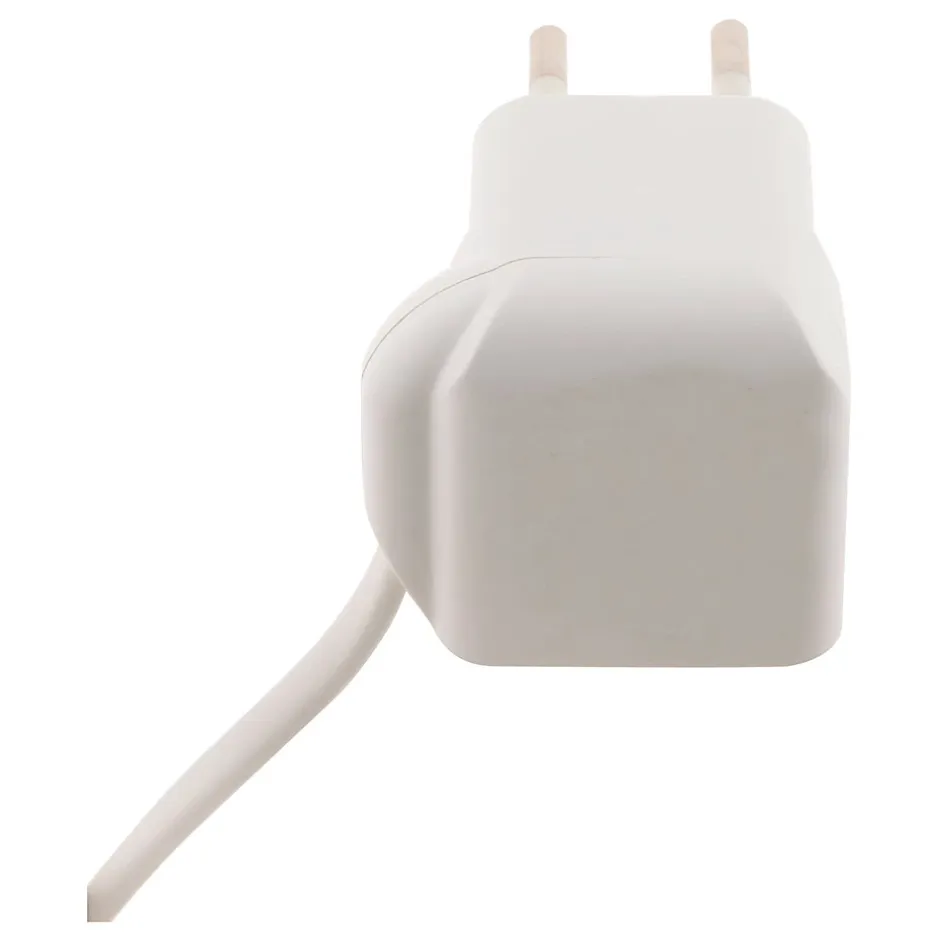 Prolongateur HO3VVH2-F 2x0,75mm² 6A 3m avec prise gigogne - Blanc -^Zenitech